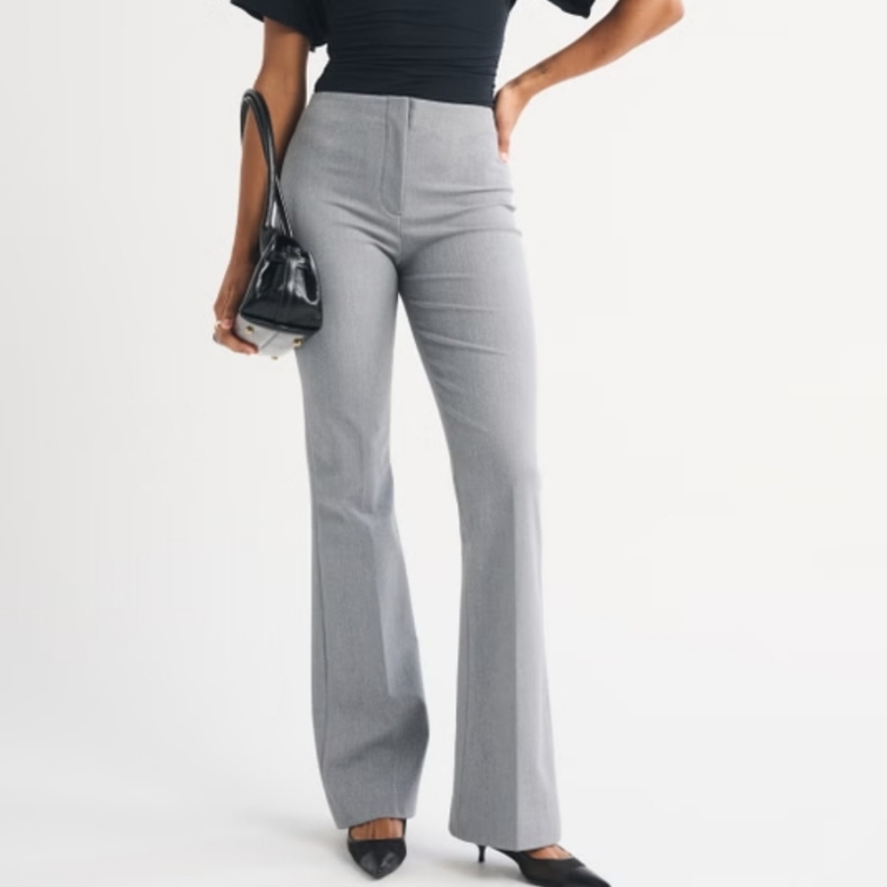 Abercrombie Gray Bootcut Pants